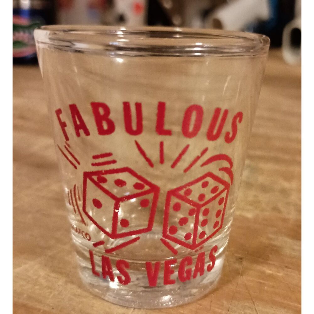 FABULOUS LAS VEGAS Shot Glass, Souvenir Shot Glasses, #9